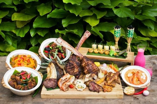 ramadan meal with meat
