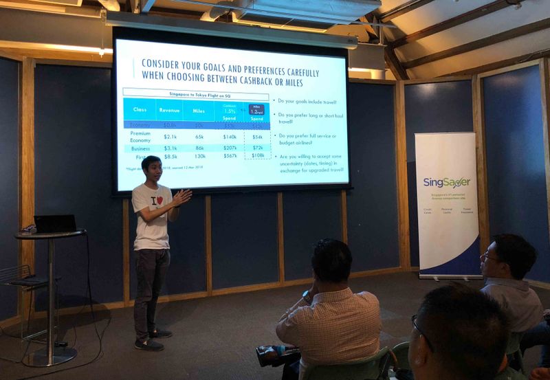 Aaron Wong conducts travel hacking workshops four times a month.