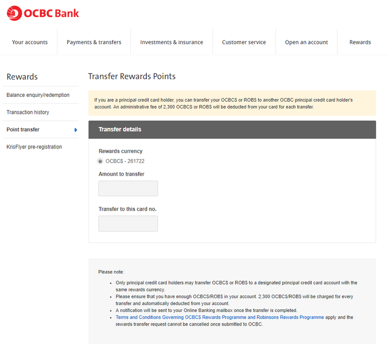 OCBC Bank Rewards