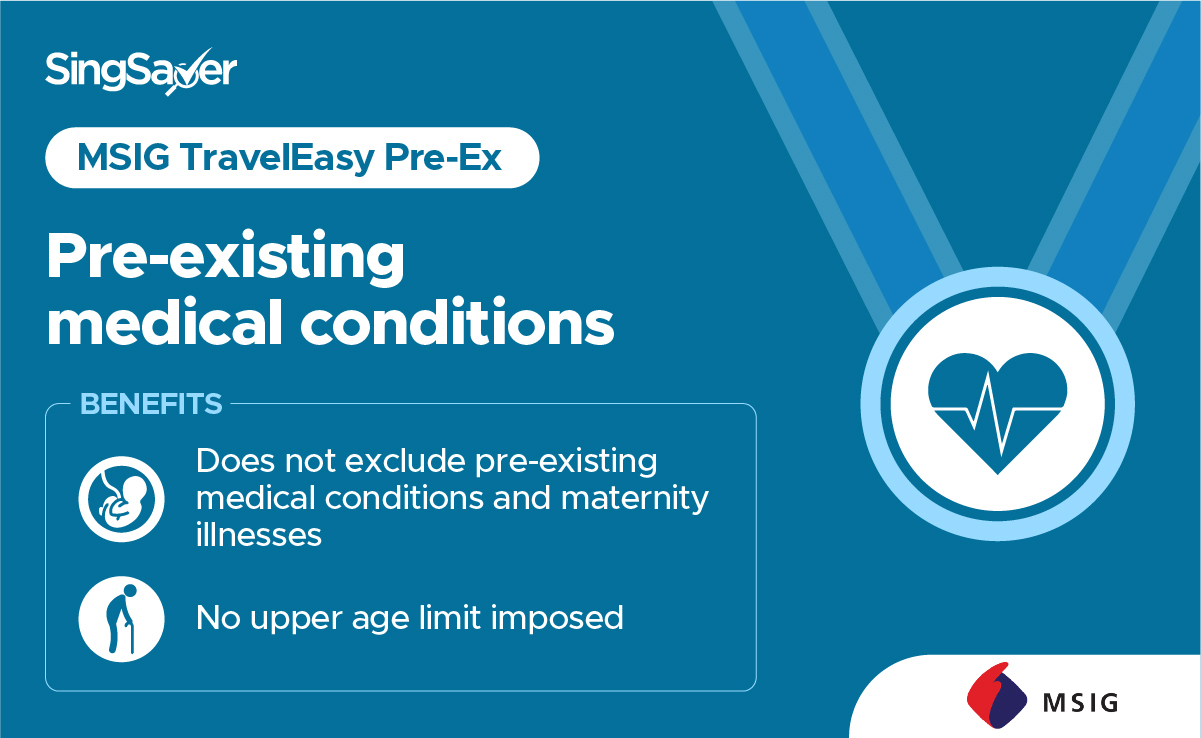 msig travel insurance pre ex